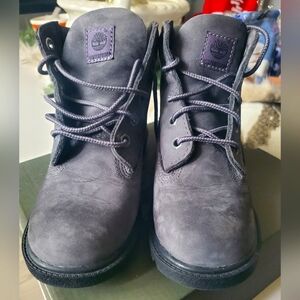 Kids Timberland 6" Classic Boot Dark Grey  Nubuck  size 12